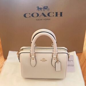 NWT Coach Mini Rowan -Chalk-SOLD OUT~!
